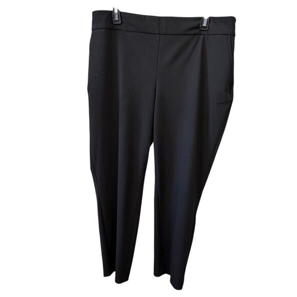 New HILARY RADLEY Women's Black Pull-On Ankle Pants Size XL - Picture 4 of 6